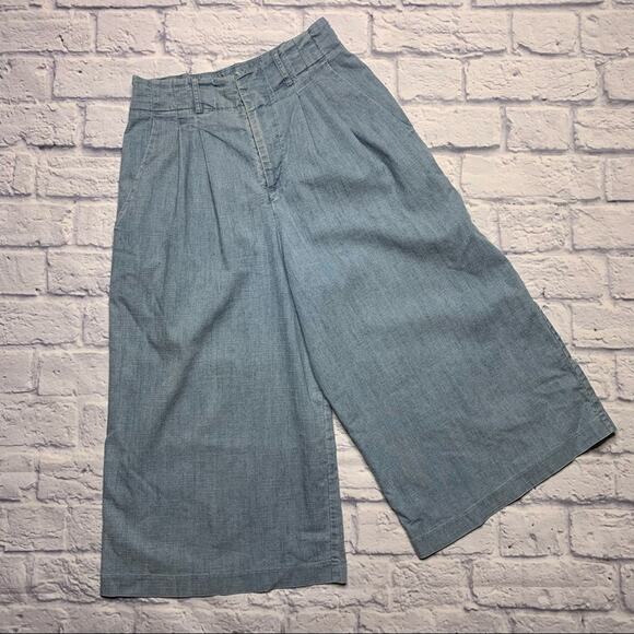 Alice + Olivia Wide Leg Jean/Culottes - Picture 1 of 7